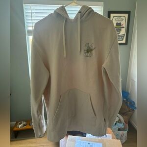 Vans Unisex Hooded Sweatshirt - Cream/Off White Hoodie